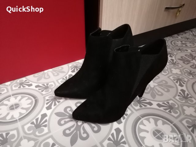 Черни обувки с висок ток за бал, снимка 4 - Дамски обувки на ток - 40399251