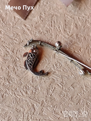 Сребърна брошка (20), снимка 7 - Въдици - 52502058
