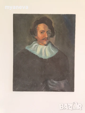 Елегантен портрет от холандския художник Х. Боост (H. Boost)  , снимка 6 - Картини - 51320908