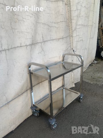 Сервитьорска количка 2 нива , снимка 3 - Обзавеждане за заведение - 42175124
