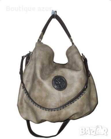 Луксозна модерна дамска чанта с елемент Дървото на живота 40х38 см, снимка 5 - Чанти - 44489017
