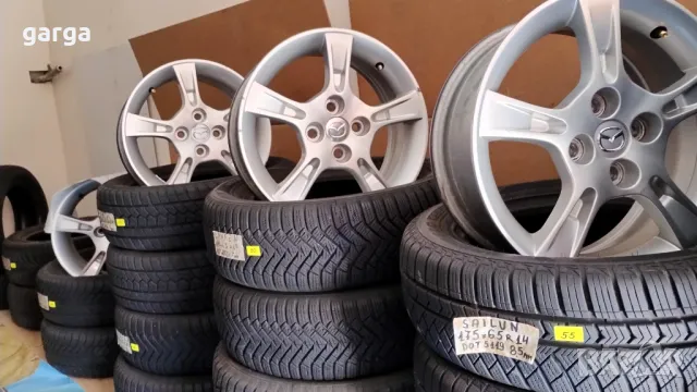 ОРИГИНАЛНИ джанти за МАЗДА 323 15 цола, снимка 7 - Гуми и джанти - 47900009