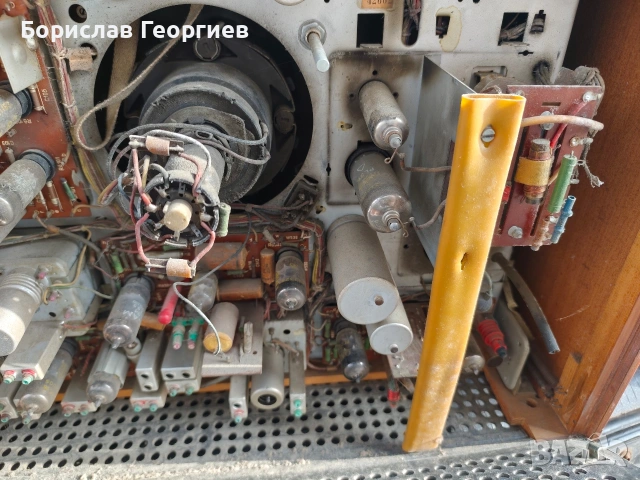 Стар немски лампов телевизор стадион 2 1964 г, снимка 9 - Антикварни и старинни предмети - 53437881