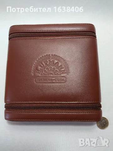 Луксозен кожен пътен хюмидор H. Upmann Habanos Cuba (Travel Retail)