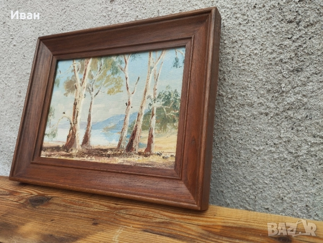 малка маслена картина , снимка 6 - Картини - 52418062