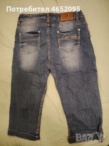 Нови Къси Дамски дънки 3/4-ти Louis vuitton, снимка 2 - Дънки - 55946993