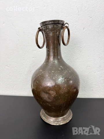 Ръчно кован меден съд / саксия. №7799, снимка 5 - Антикварни и старинни предмети - 53015769