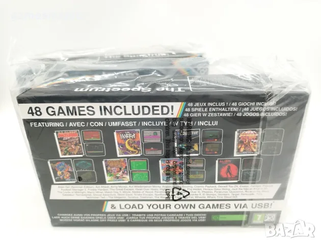 Конзола The Spectrum - Black Edition/ включва 48 игри/ Чисто Нови/ с Гаранция, снимка 6 - Други игри и конзоли - 55834679