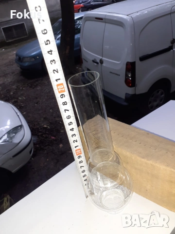 Лампено шише - калиево стъкло за газена лампа, снимка 4 - Антикварни и старинни предмети - 53278987