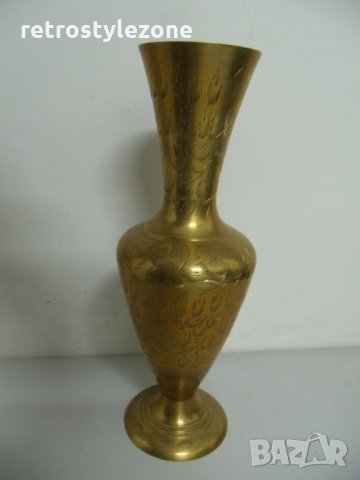 № 6030 стара метална / месингова ваза  