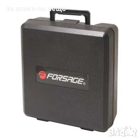 Пневматичен гайковерт с къс шпиндел 1450 Nм 1/2" с вложки и куфар Forsage, снимка 3 - Други инструменти - 50334396