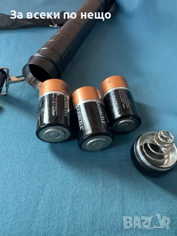 LED фенер с Zoom ефект, Ремък за носене, Компас, 5х3х30 см Прожектор, снимка 10 - Лед осветление - 49207964