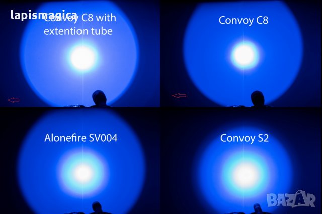 AloneFire SV004 - 10W 365nm UV фенер с филтър, снимка 3 - Екипировка - 34147169