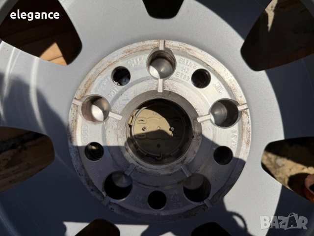 Оригинални алуминиеви джанти с летни гуми за Audi 5x112 16 цола , снимка 8 - Гуми и джанти - 53817012