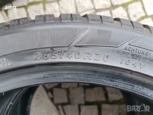 2бр ЗИМНИ гуми DUNLOP SP-WINTER SPORT 3D 265/40/20, снимка 5 - Гуми и джанти - 53539604