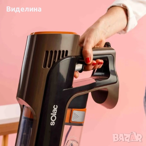 Прахосмукачка Solac Turbobat 600 – 600W, 12.000 Pa, циклонна технология, 0.8L, снимка 4 - Прахосмукачки - 52939216