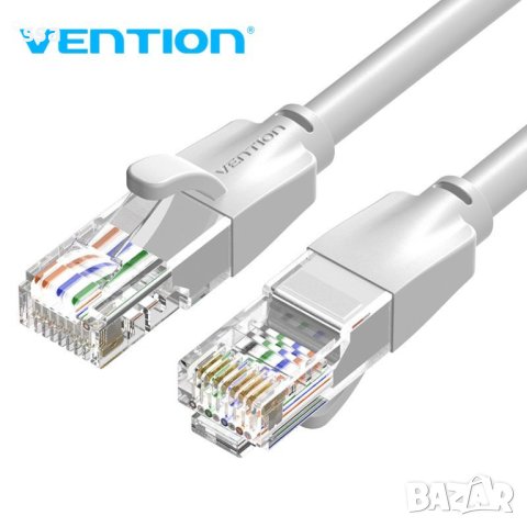 Vention Кабел LAN UTP Cat.6 Patch Cable - 1M Gray - IBEHF, снимка 1 - Кабели и адаптери - 44217399