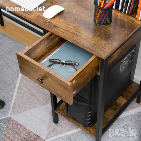 Ъглово бюро в индустриален стил BF135DN01, снимка 6 - Бюра - 49673877