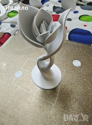 3 д принтирана роза за Свети Валентин.