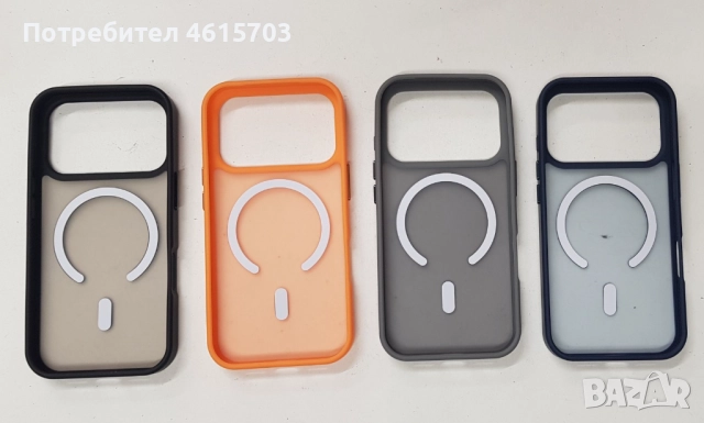 Силиконов матов калъф SIO MagSafe за: iPhone 17 Pro, iPhone 17 Pro Max, снимка 3 - Калъфи, кейсове - 52054965