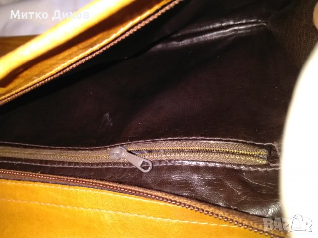 Маркова женска чанта за ръка-през рамо-естествена кожа  28х17см, снимка 8 - Чанти - 34302139