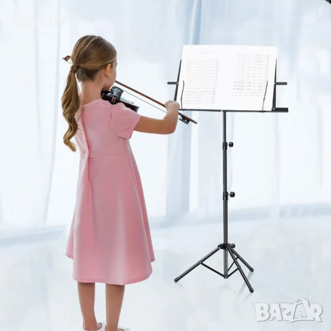 Поставка за ноти Martisan/Преносима сгъваема стойка за музика Супер здрав статив, снимка 7 - Други стоки за дома - 44697708
