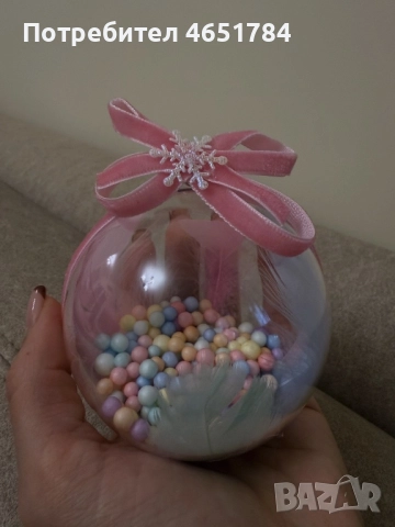 Коледни топки с ваша снимка! Различни низайни, снимка 3 - Декорация за дома - 52423553