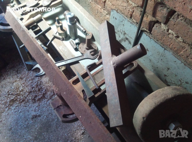 Дърводелски струг с оборудване, снимка 2 - Стругове - 53623286