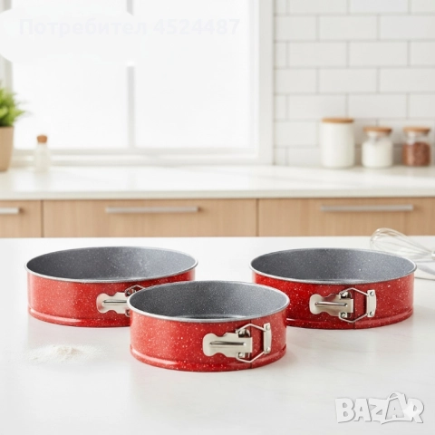 Комплект форми за печене - ринг Voltz, снимка 2 - Съдове за готвене - 52490106