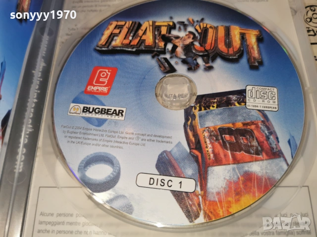 FLAT-OUT PC CD-ROM 1703260902H1E3R, снимка 2 - Игри за PC - 53868672