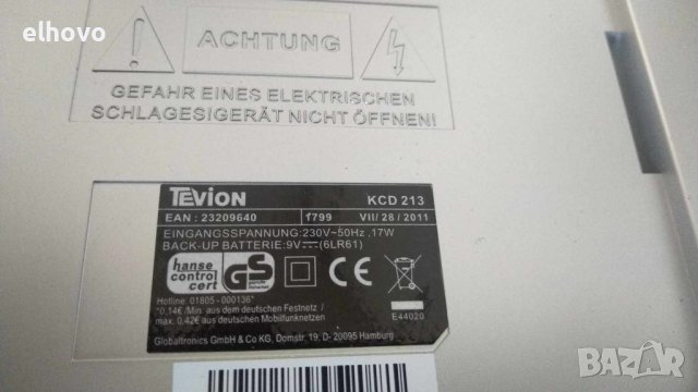 CD player с радио Tevion KCD 213, снимка 2 - Аудиосистеми - 41453314