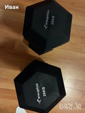 Хексагонални дъмбели 20 кг., снимка 5 - Фитнес уреди - 52695555