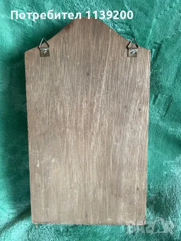 Френска винтидж кутия за ключове огнище мед дърво масив, снимка 5 - Декорация за дома - 48160360