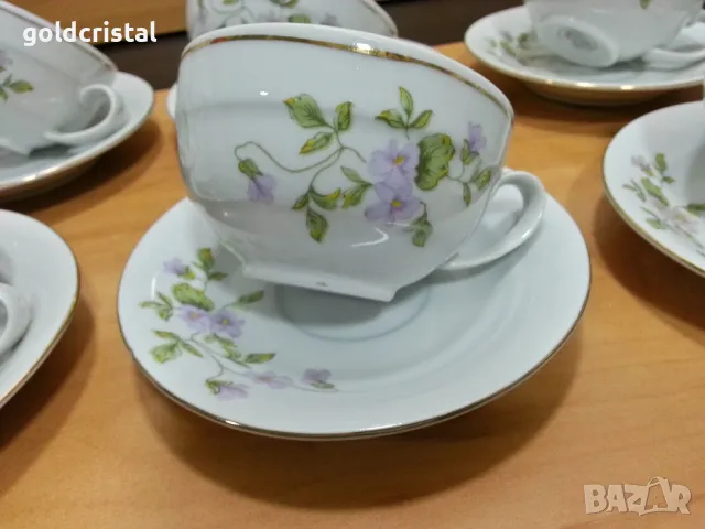 Стар български порцелан чаши за чай, снимка 2 - Антикварни и старинни предмети - 49157944