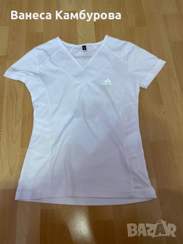 Бяла блуза Adidas 
