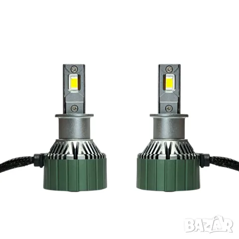 LED крушки M9 PRO H3 60W 6000K комплект 2 броя, снимка 2 - Аксесоари и консумативи - 55864658