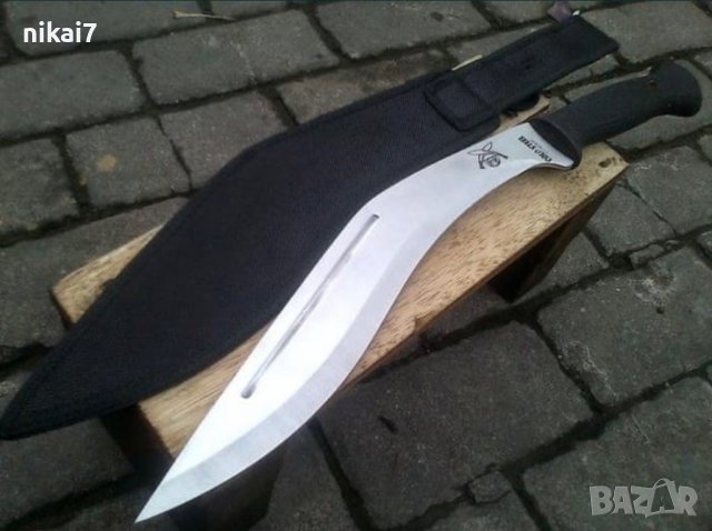 Мачете кукри Cold Stel ловен нож тактически военен за оцеляване 44,5см 