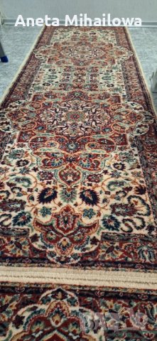 Персийски килим и 2 броя еднакви персийски пътеки, снимка 1 - Килими - 44499296