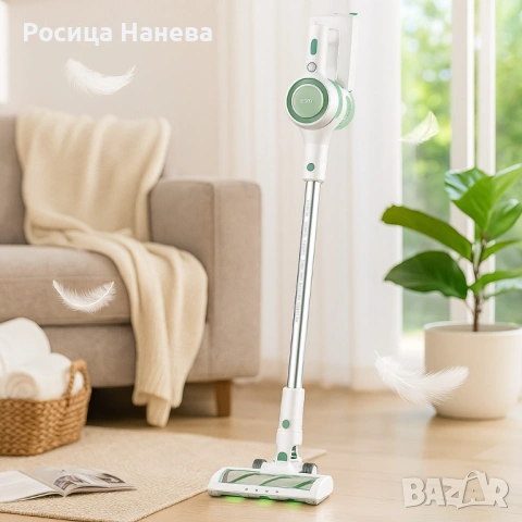 Безжична прахосмукачка Solac Turbobat Power - С HEPA филтър и LED четка, снимка 2 - Прахосмукачки - 53231109