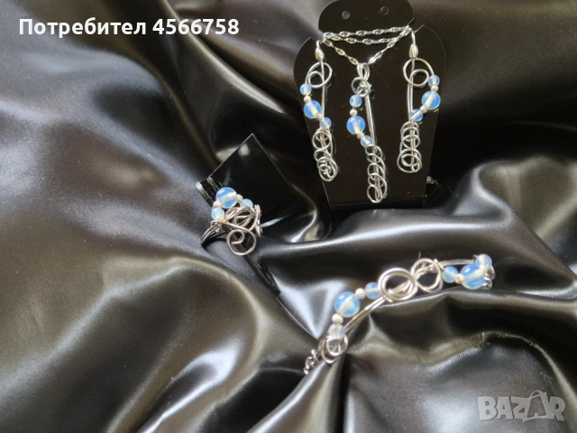 Ръчно изработени бижута, снимка 3 - Бижутерийни комплекти - 51791616