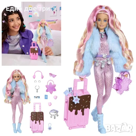 Кукли Barbie - Екстра 4 броя и Луксозна лимузина, снимка 15 - Кукли - 56116930