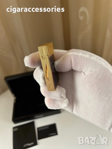 S.T. Dupont Ligne 2 Padron – запалка с два пламъка, снимка 7 - Запалки - 52666141