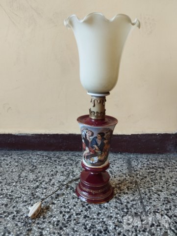 барокова настолна лампа, снимка 1 - Настолни лампи - 41646518
