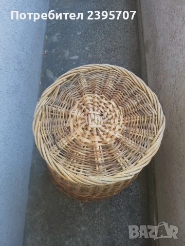 Плетен кош в добро състояние, снимка 3 - Други - 51631393