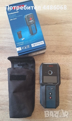 Скенер за стени, Детектор за кабели, метал и дърво BOSCH GMS 120-27, снимка 4 - Други инструменти - 53821324