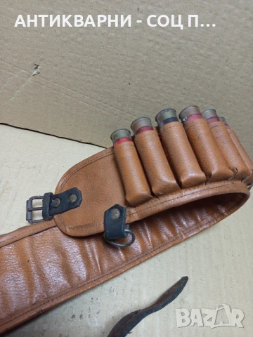 Стар Ловджийски Патрондаш., снимка 2 - Антикварни и старинни предмети - 51370344