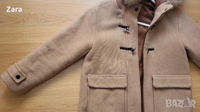 Палто Zara, 9-10г, снимка 6 - Детски якета и елеци - 55858988