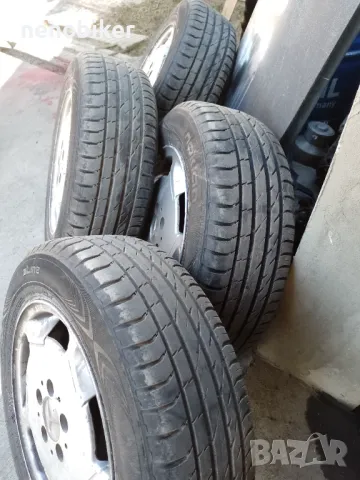 Мерцедес 15 цола с гуми, снимка 2 - Гуми и джанти - 50000638