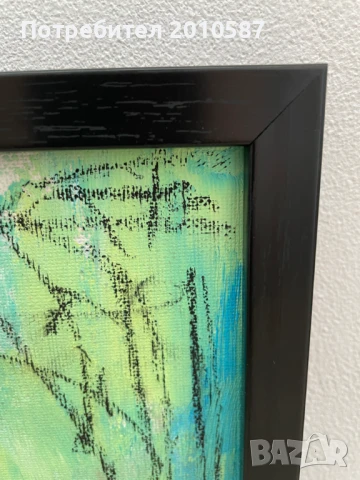 Водни лилии 30х40 картина, живопис, снимка 3 - Картини - 51262196