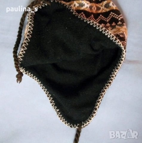 Три различни броя / Топла пухкава ушанка с поларена подплата , снимка 12 - Шапки - 35511933